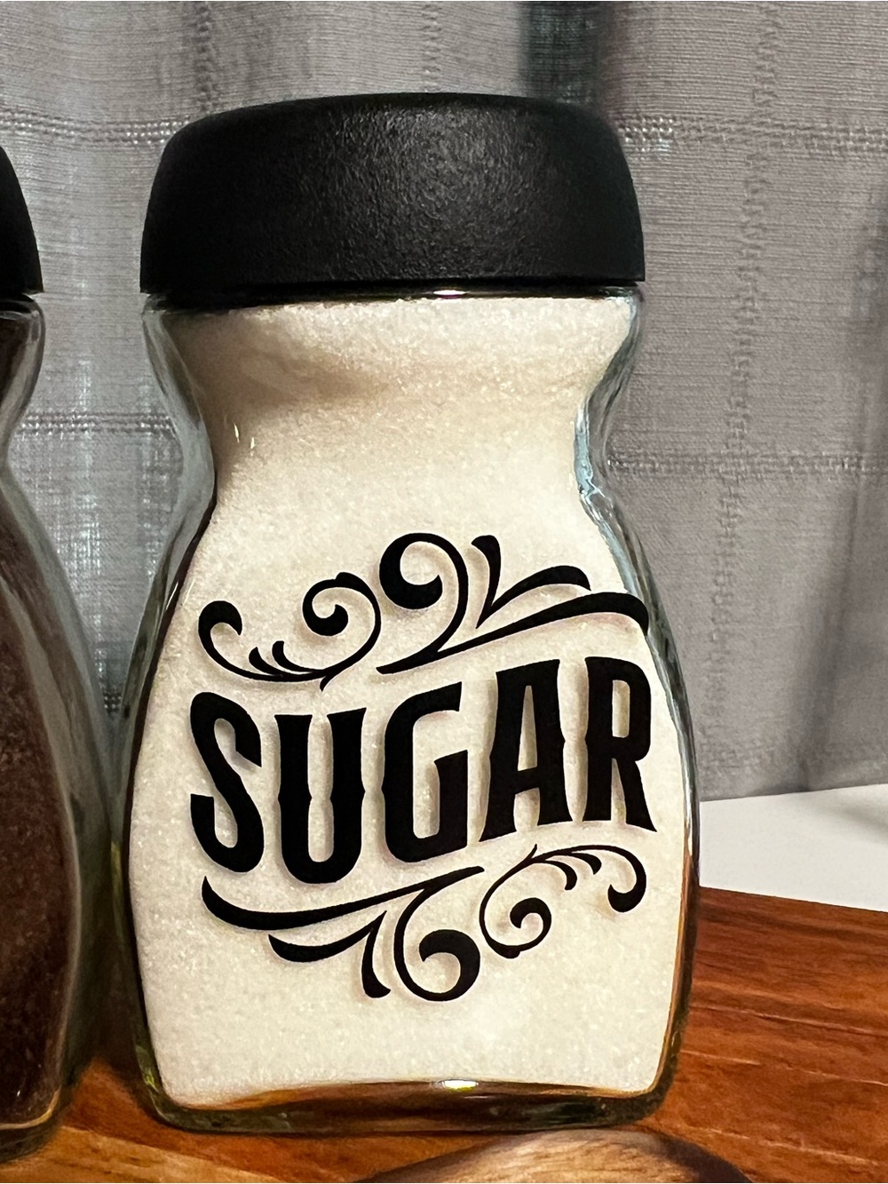 Upcycled Glass Pantry Jars – Recycled Nescafé Jars with Custom Labels” - Picture 6 of 8